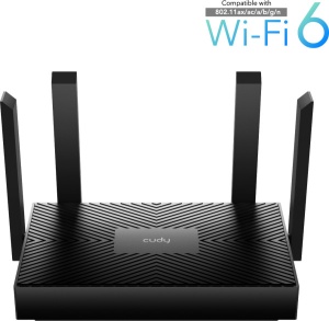 Cudy WR1500 AX1500 Dual Band 2.4+5Ghz Wi-Fi Ruter 1W/4LAN Gbit,4x5dBi AP/REP/MU-MIMO - Img 1