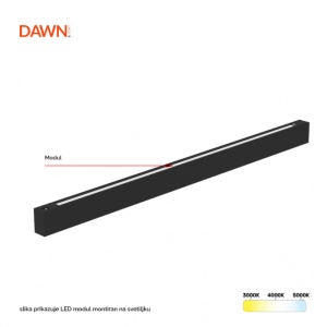 DAWN LED MODUL LT-T-020 1,2M CCT CRNA - Img 3