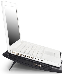 DeepCool WINDPALFS Hladnjak za laptop 15,6/17 2xUSB 2x140mm.Fan 700~1200rpm 115CFM 21DB. (postolje) - Img 3