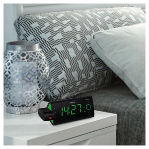 Digitalni sat sa alarmom SENCOR SRC 330 GN zeleni - Img 3