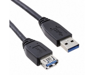 E-GREEN Kabl USB 3.0 A - USB A M/F (produžni) 1.8m crni