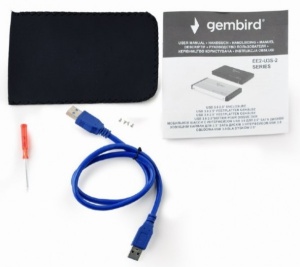 EE2-U3S-2-B Gembird USB 3.0 Externo kuciste za 2.5 SATA hard diskove plavi FO - Img 3