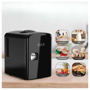 ELLE SDAF101BKEU MINI PRENOSNI FRIŽIDER 4L CRNI - Img 3