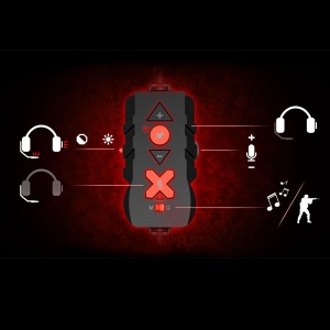 EPICGEAR Sonorouz X gaming slušalice sa mikrofonom 7.1 surround/USB/kabal 3m/LED/kontrola - Img 2