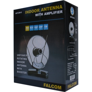 Falcom Antena sobna sa pojačalom, UHF/VHF, srebrna - ANT-204S - Img 2