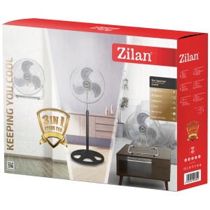 Floria 3-u-1 stoni ventilator (ventilator sa stalkom) ,55W - ZLN3840 - Img 2