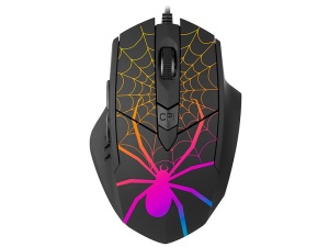 GAMEZONE Opticki gaming mis RGB crni Black Widow RGB