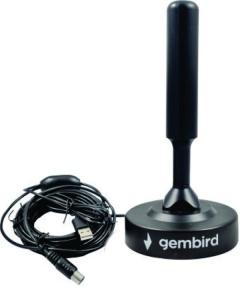 GMB-533USB **Gembird Antena sobna/spoljna sa pojacalom, UHF, dobit 21dB, visina 15cm, USB, 5m (455)