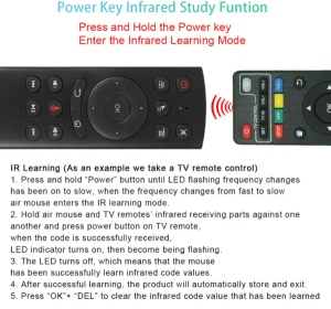 GMB-G20S AIR MOUSE 2.4g RF Voice Remote Control for Android TV Box - Img 3