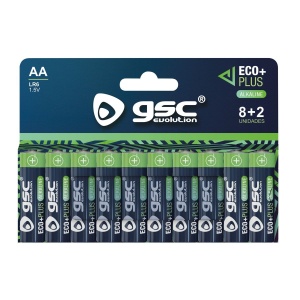 GSC ECOPLUS ALKALNA Baterija LR6 (AA) 10 PAK