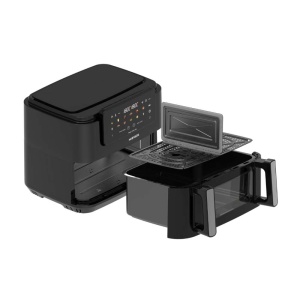 HAEGER AF-D10.010B FRITEZA NA TOPAO VAZDUH DIGITALNA 10,5L 2 POSUDE - Img 3