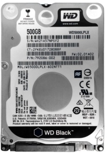 HDD 2.5 * 500GB WD5000LPLX WD BLACK scorpio 7200RPM 32MB SATA3 7mm - Img 2