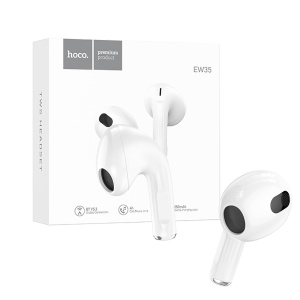 hoco. Bežične stereo slušalice, Bluetooth 5.3, Bele - EW35 TWS - Img 1