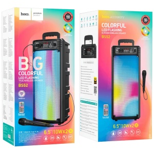 hoco. Bežični zvučnik sa mikrofonom, Bluetooth, FM,USB,AUX - BS52 Billowing - Img 2