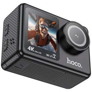 hoco. Sportska kamera, 1.3"/ 2" IPS LCD, 4K UHD, WiFi, microSD - DV101 - Img 2