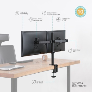 HOLMIOS 80004 STONI RUKAPOKRETNI DRŽAČ ZA LCD I MONITORE, Veličine 13-32 - Img 4