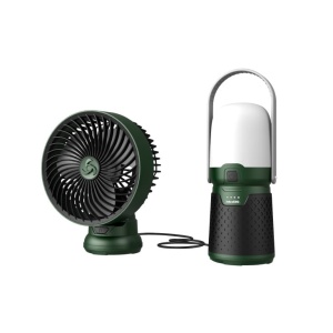 ISKRA ERO akumulatorski kamperski set, ventilator+lampe - Img 2