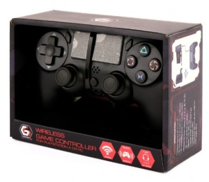 JPD-PS4BT-01-BK Gembird PC/PS4 Bezicni gamepad sa dvostrukom vibracijom Black (alt. JPD-Wireless) - Img 2