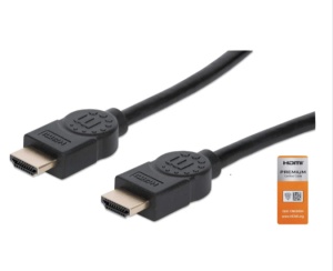 Kabl Manhattan 355346 HDMI M/M 4K/60Hz/100Mbps/1.8m - Img 1