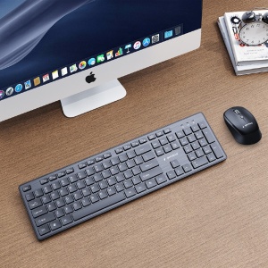KBS-WCH-04 Gembird tastatura US + bezicni mis USB, US layout - Img 1