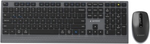 KBS-WPS-02 Bezicni desktop set tastatura i mis Bluetooth 5.2 + WiFi 2.4 GHz US layout