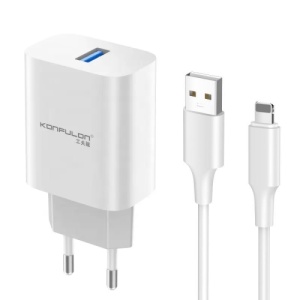 KONFULON C87 kućni punjač USB Lighting Px23 brzi 5V/3A