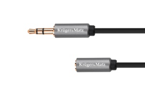 KRUGER&MATZ Produžni audio kabl 3.5mm (utikač na utičnicu), stereo, dužina 3 m, model KM1231
