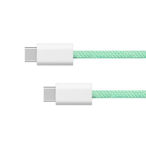 KRUGER&MATZ USB-C na USB-C kabl za brzo punjenje i prenos podataka, 100W, dužina 1,5 m, boja zelena, model KM1272-1,5G