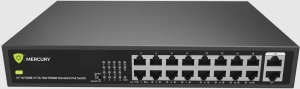 LAN Switch Mercury H1016PL PoE 10/100Mbps