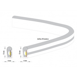 LED NEON FLEX KL-2835-120-P 12V IP65 (50met,8.8W/met) PINK - Img 4