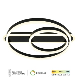 LED plafonska lampa F2047-82P BK - Img 2