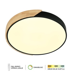 LED plafonska lampa F2811-16C BK+WD - Img 2