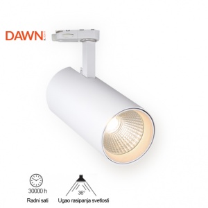 LED REF SINSKI JM-4070 30W 4000K 36° BELI TROFAZNI - Img 2