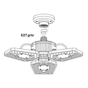 LED REFLEKTOR BR-FL60W-03Q 4000K - Img 5