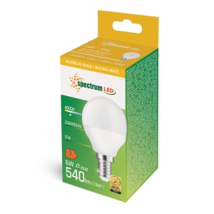 LED Sijalica E14 G45 prirodno bela 6W 13756 - Img 3