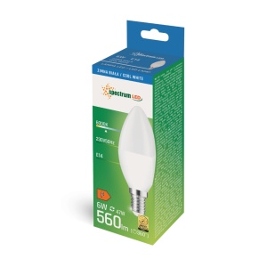 LED Sijalica E14 Sveca hladno bela 6W 13027 - Img 3
