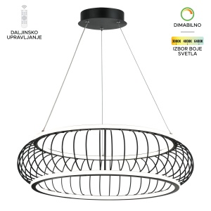 LED viseća lampa F2075-40V BK - Img 2