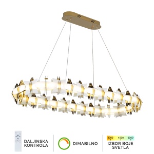 LED visilica KP4000-75V T