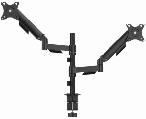 MA-DA2P-02 Gembird Podesivi dupli stoni drzac za monitor, tilt, 17-32 max.9kg - Img 3