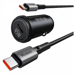 MCDODO CC-7496 SET AUTO PUNJAČ 45W USB-C + KABL TIP-C NA TIP-C DUŽINA 1,2m