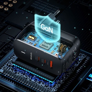 MCDODO CH-0291 ZIDNI Punjač 65W, DUAL TIP-C+USB-A KONEKTORI - Img 2