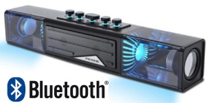 Microlab MS213C Bluetooth speaker soundbar 2x15W, USB, SD, AUX, LED/black - Img 2