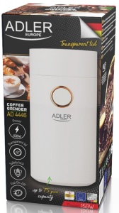 Mlin za kafu Adler 150W AD4446WG 150w Beli - Img 3