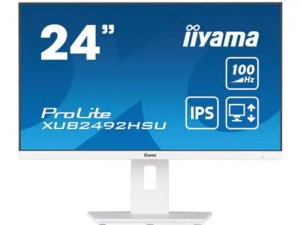 Monitor 24 Iiyama XUB2492HSU-W6 1920x1080/Full HD IPS/100Hz/4ms/HDMI/DP/USB/Zvučnici/beli - Img 1
