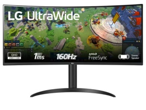 Monitor 34" LG UltraWide 34WP65CP-B 3440x1440/160Hz/5ms/HDMI/DP - Img 1