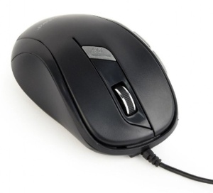 MUS-6B-01 Gembird Opticki mis 400-1600Dpi black, 110mm USB
