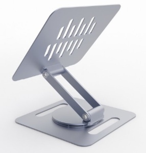 NBS-DR1-01 Gembird Rotirajuce postolje za laptop 15,6, max.1kg, spacegrey - Img 3