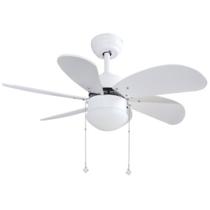 NIAROS PLAFONSKI VENTILATOR 32' SA LAMPOM, Bela