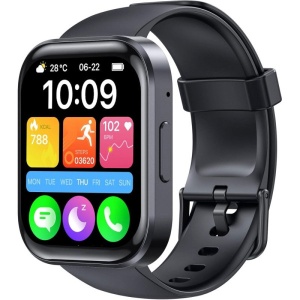 Oukitel BT103 Smart Watch 300mAh/Heart rate/SpO2/Crni