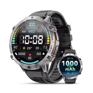 Oukitel BT13 Smart Watch/1000mAh/AI ChatGPT/BT Calls/SpO2,Health Monitoring/Fitness